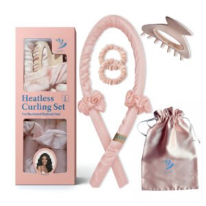 Heatless Curlers No Heat Curls Overnight Satin Flexi Rod Set